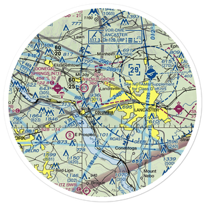 Sunburst Field (4PA7) VFR Sectional Sticker (30 mile)