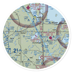 Sunnyside Seaplane Base (3MN5) VFR Sectional Sticker (30 mile)