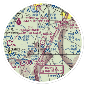 Noles Field (4NC2) VFR Sectional Sticker (20 mile)