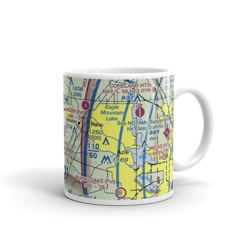 Underline OK Airport (93XS) VFR Sectional  Mug 