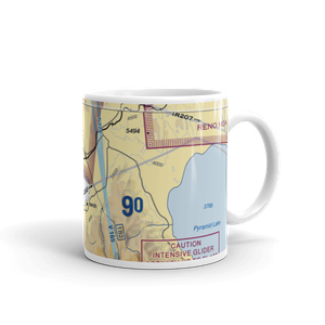 Dead Cow Lakebed Airstrip (HSFIDCL) VFR Sectional  Mug