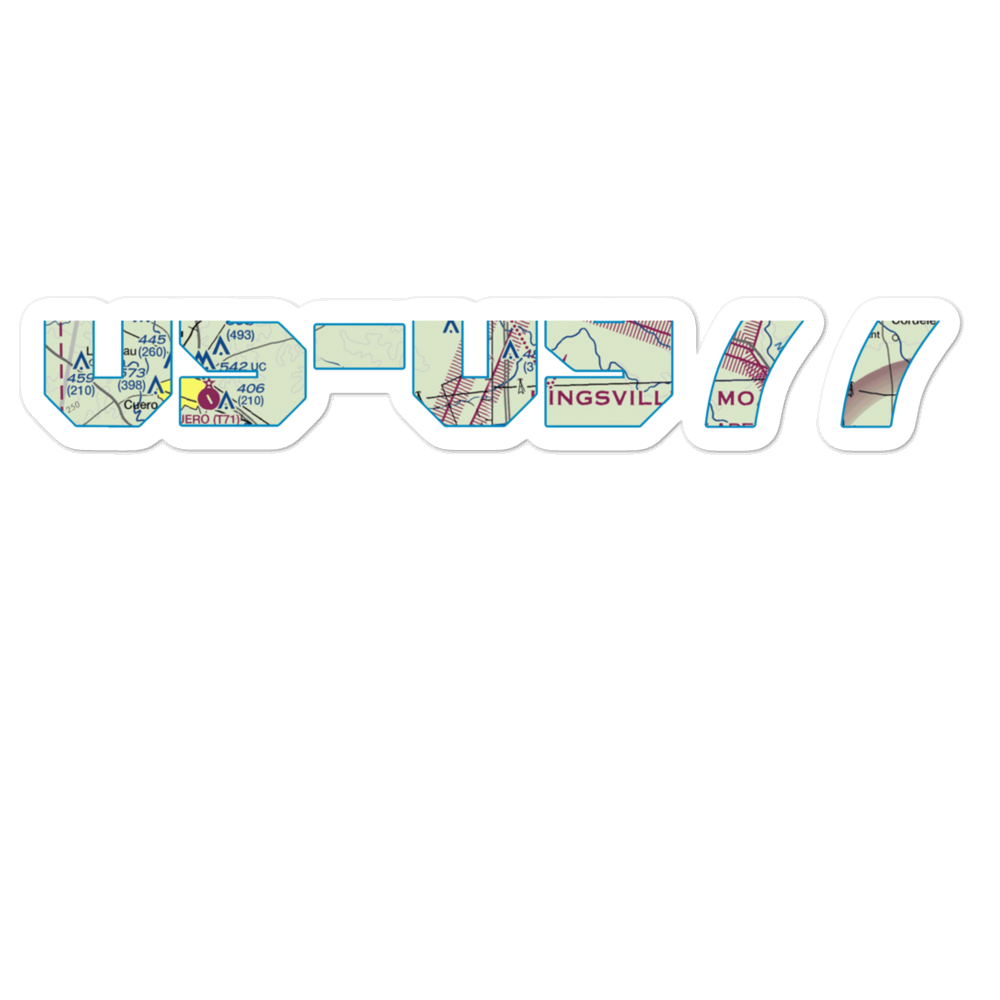 Cole Ranch Airport (94XS) VFR Sectional Sticker 