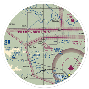 Bemaroy Airport (8XS0) VFR Sectional Sticker (30 mile)