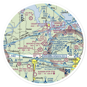 Flying J Airport (15TX) VFR Sectional Sticker (30 mile)