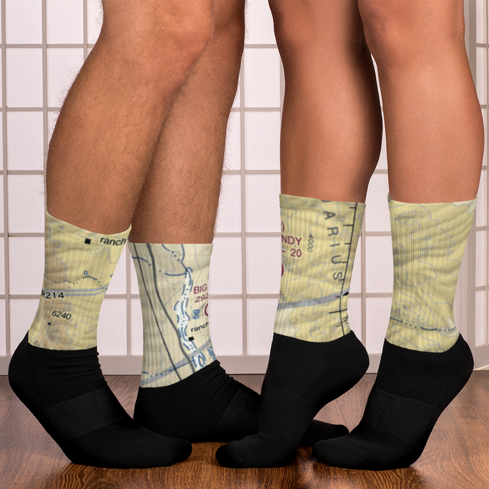 Big Sandy Airport (AZ71) VFR Sectional Socks 