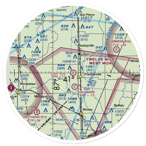 Culp Airport (IN27) VFR Sectional Sticker (30 mile)