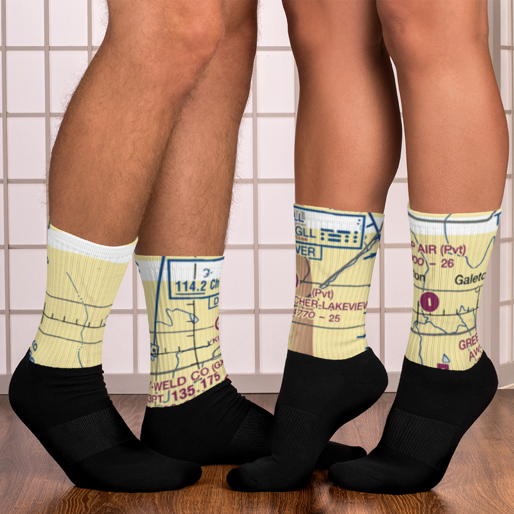 Kutcher-Lakeview Airport (CO26) VFR Sectional Socks 