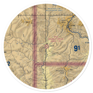 Double Circle Ranch Airport (AZ66) VFR Sectional Sticker (30 mile)