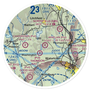 Murphy's Landing Balloonport (CT30) VFR Sectional Sticker (20 mile)