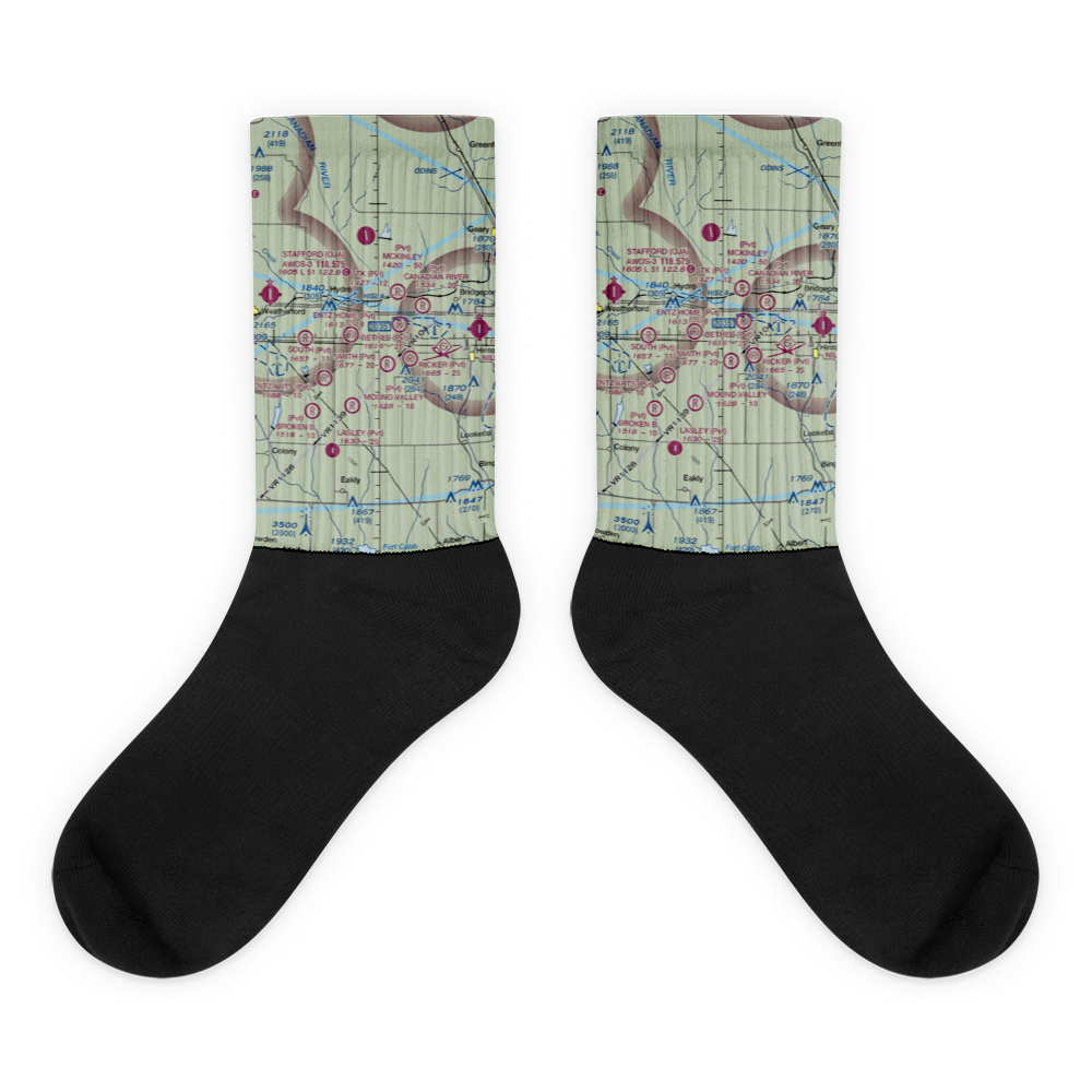 Lawles Airport (60OK) VFR Sectional Socks 