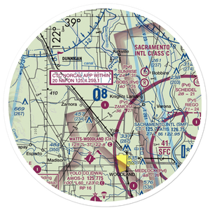 Zamora Airport (97CA) VFR Sectional Sticker (30 mile)