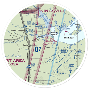 La Parra Ranch Airport (XS63) VFR Sectional Sticker (30 mile)