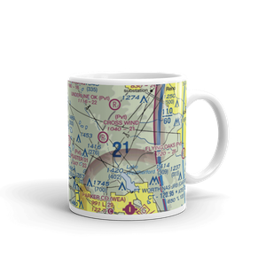 Peaster 01 Airport (XS53) VFR Sectional  Mug