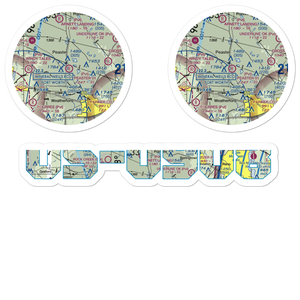 Peaster 01 Airport (XS53) VFR Sectional Sticker Pack