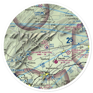 Derick Ultralight Flightpark (PA07) VFR Sectional Sticker (30 mile)