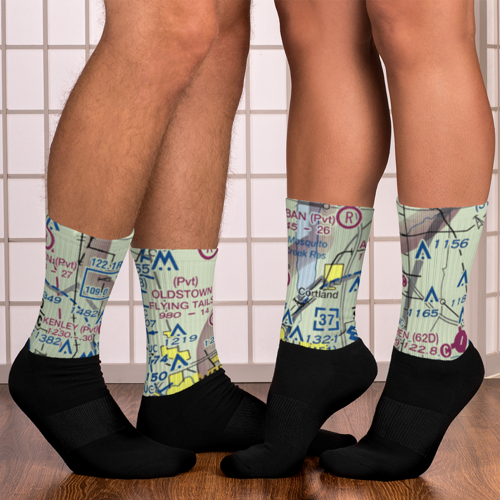 Oldstown Flying Tails Airport (81OH) VFR Sectional Socks 