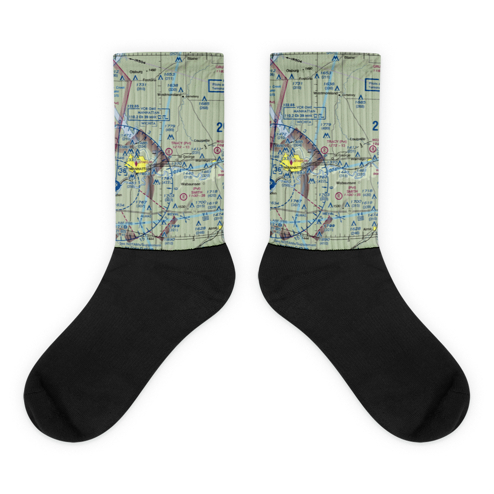 Tracy Airport (5KS6) VFR Sectional Socks 