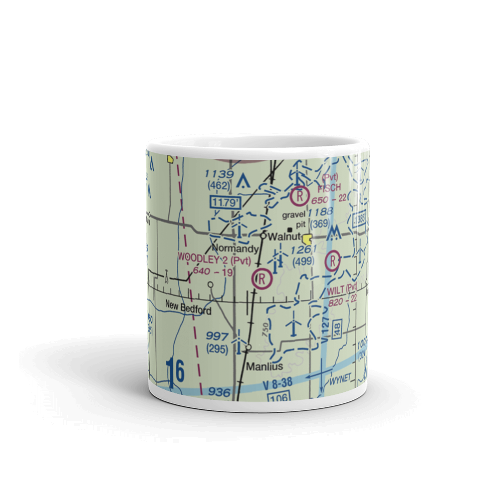 Woodley 2 Airport (5IL8) VFR Sectional  Mug 