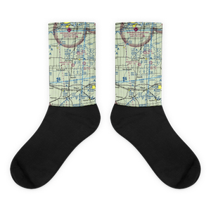 Woodley 2 Airport (5IL8) VFR Sectional Socks