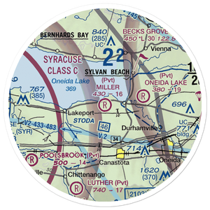 Miller Airport (3NY1) VFR Sectional Sticker (20 mile)