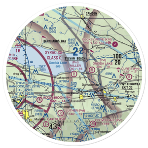 Miller Airport (3NY1) VFR Sectional Sticker (30 mile)