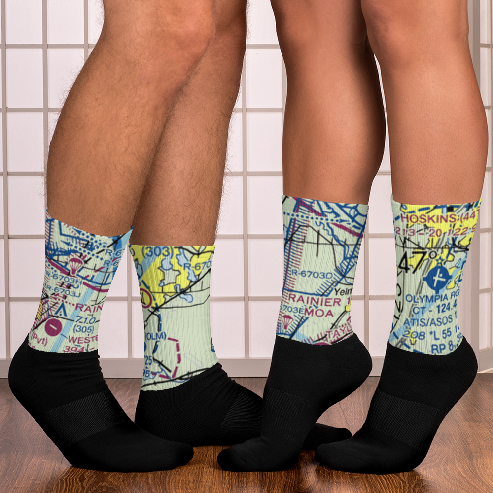 P-L Ranch Airport (08WA) VFR Sectional Socks 