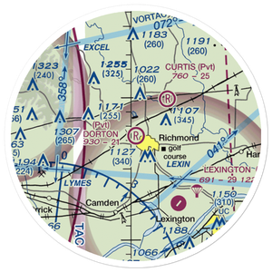 Dorton Airport (03MO) VFR Sectional Sticker (20 mile)