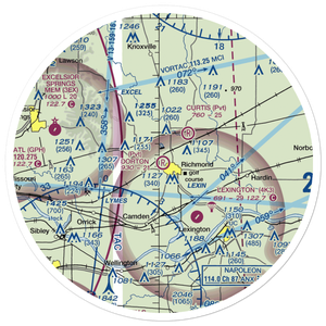 Dorton Airport (03MO) VFR Sectional Sticker (30 mile)