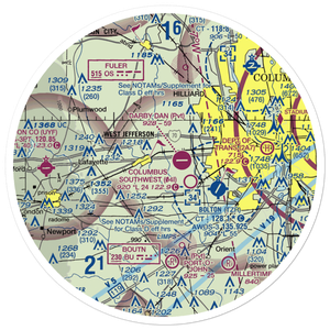 Sky Ranch Airport (49OH) VFR Sectional Sticker (30 mile)
