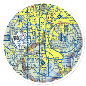 Ritz Carlton Grande Lakes Seaplane Base (25FD) VFR Sectional Sticker (30 mile)