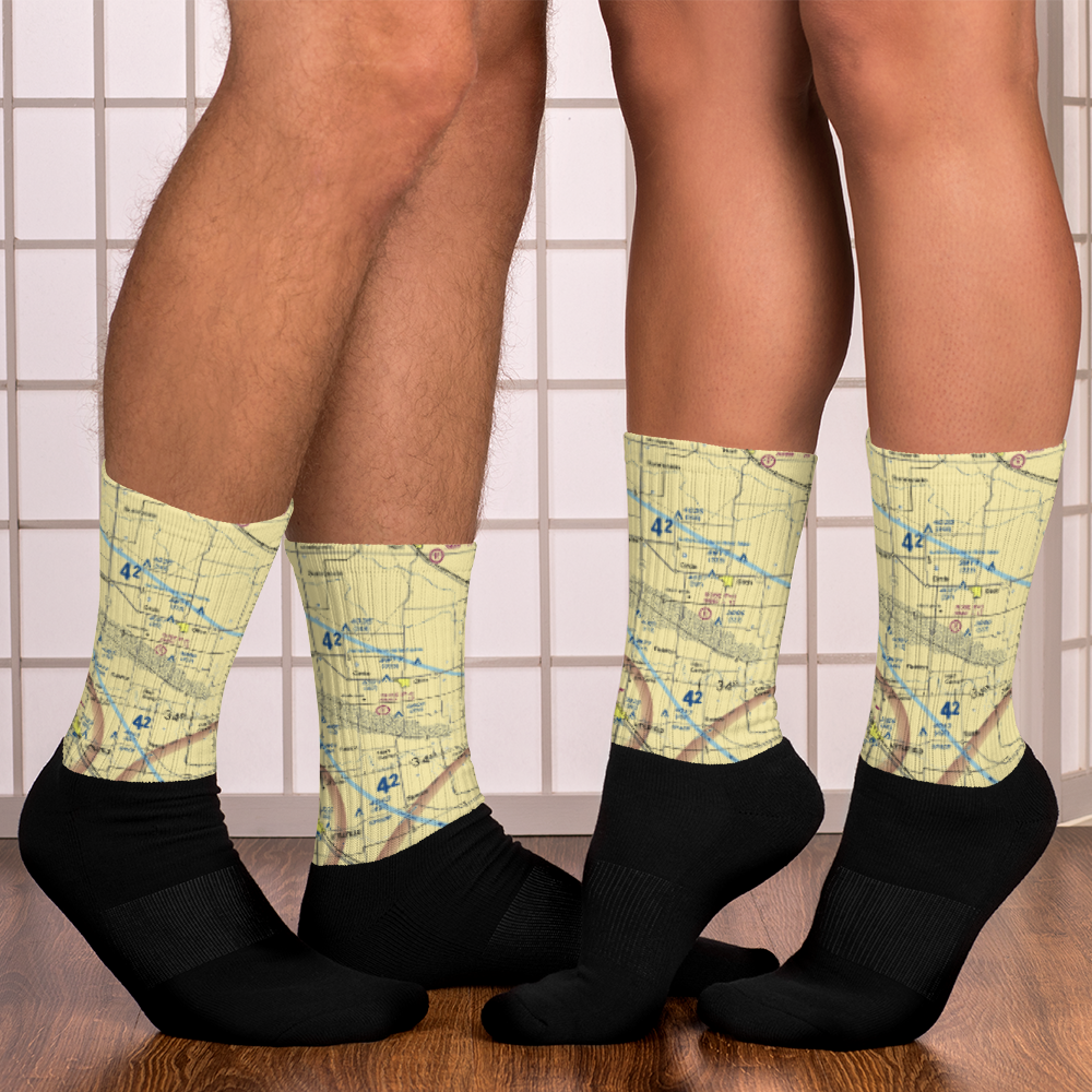 Rose Ranch Airport (XS06) VFR Sectional Socks 