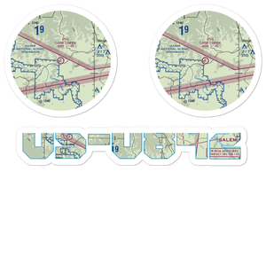 Carr Creek Airport (93MO) VFR Sectional Sticker Pack