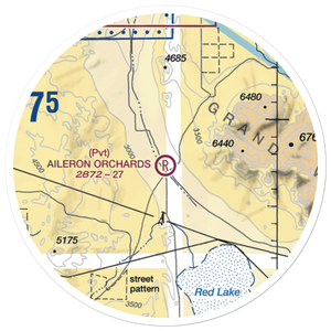 Aileron Orchards Airport (AZ49) VFR Sectional Sticker (20 mile)