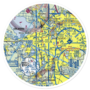 Summer Lakes Seaplane Base (FD43) VFR Sectional Sticker (30 mile)