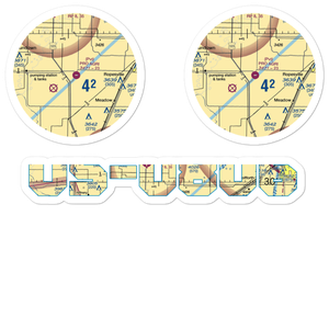 Pro Agri Airport (TS84) VFR Sectional Sticker Pack