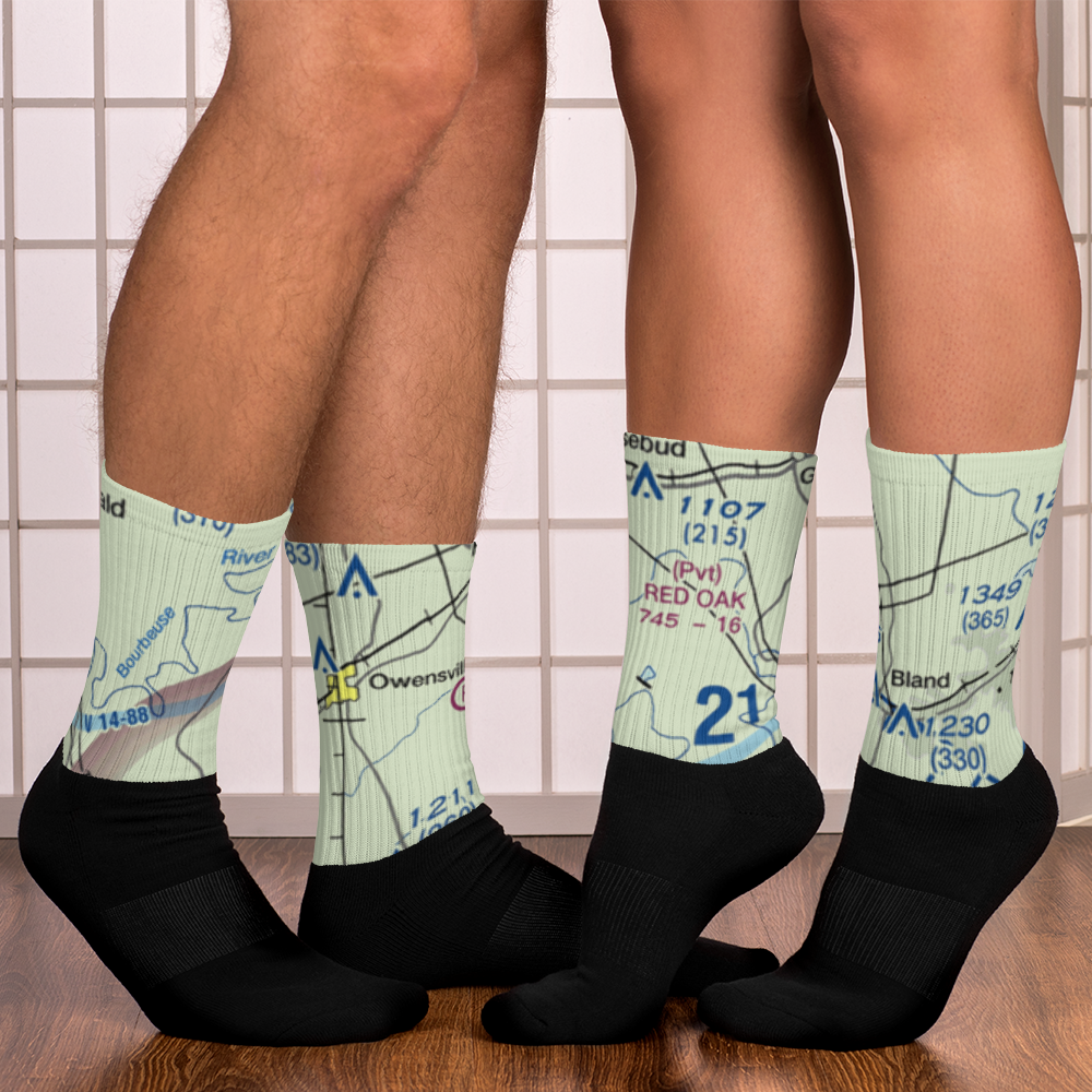 Red Oak Airport (MO48) VFR Sectional Socks 