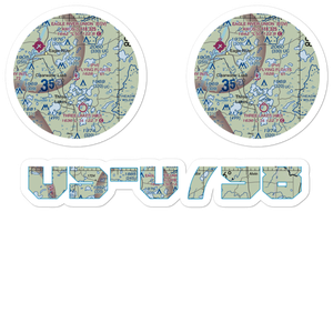 Flying Floats Base Seaplane Base (8WI7) VFR Sectional Sticker Pack