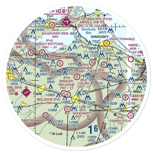 Colvin Airport (OH86) VFR Sectional Sticker (30 mile)