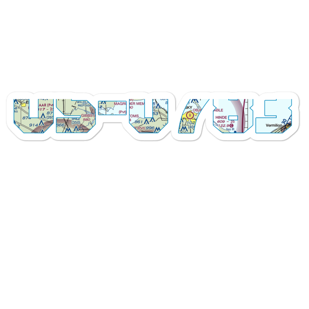 Colvin Airport (OH86) VFR Sectional Sticker 