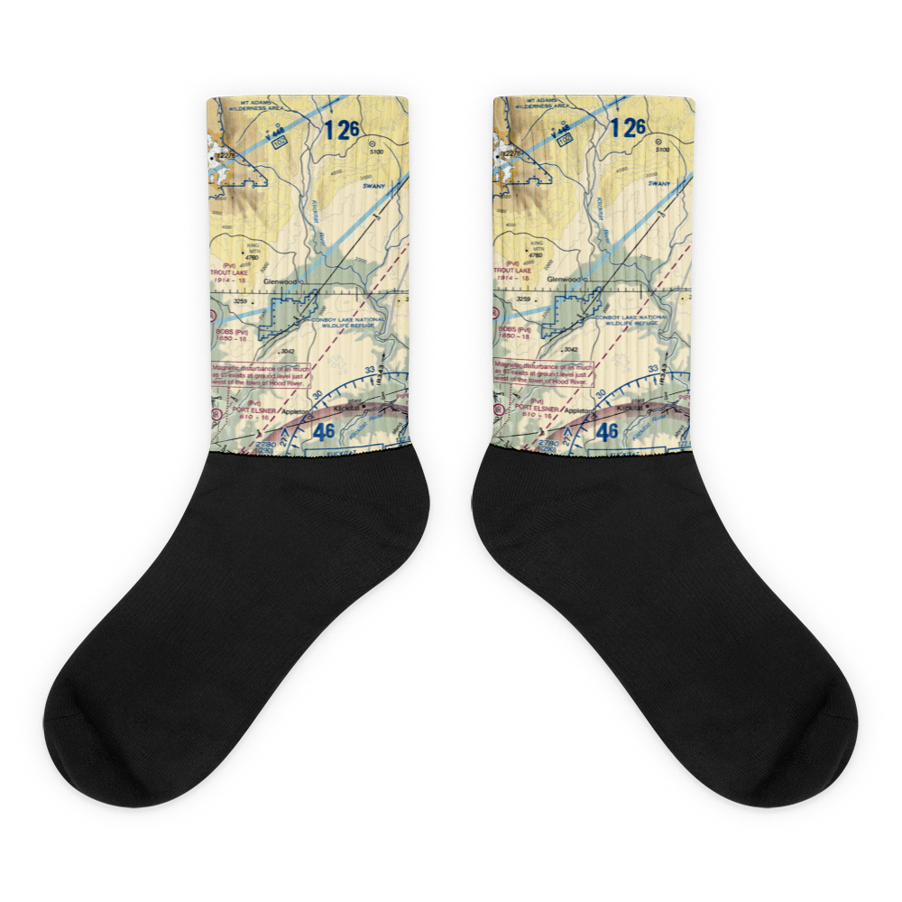 Flying L Airport (10WA) VFR Sectional Socks 