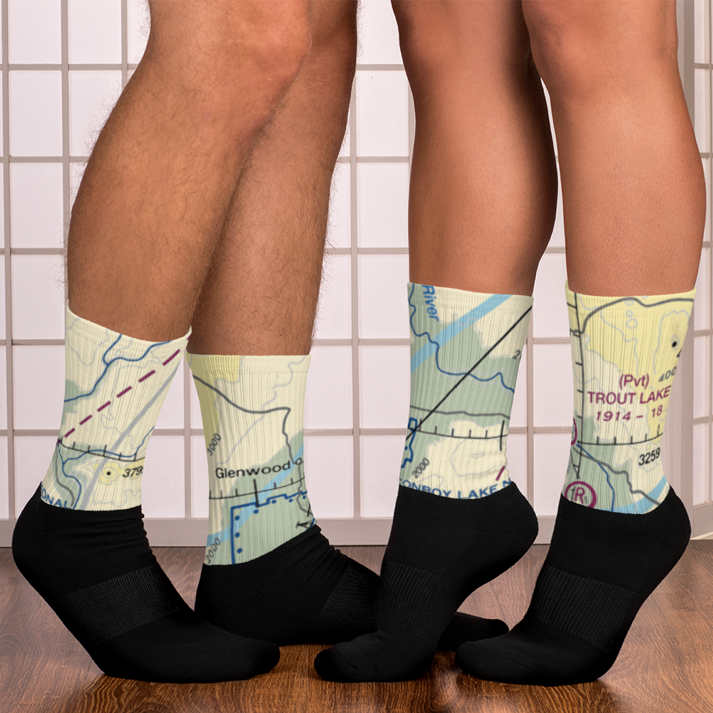 Flying L Airport (10WA) VFR Sectional Socks 