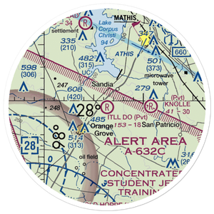 Itll Do Airfield (1XS0) VFR Sectional Sticker (20 mile)