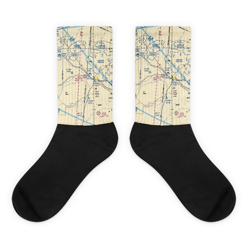 Wildcat Airport (46TE) VFR Sectional Socks 
