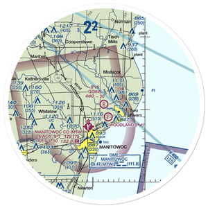 Goins Airport (99WI) VFR Sectional Sticker (30 mile)