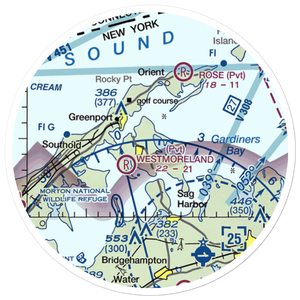Klenawicus Airfield (NY03) VFR Sectional Sticker (20 mile)