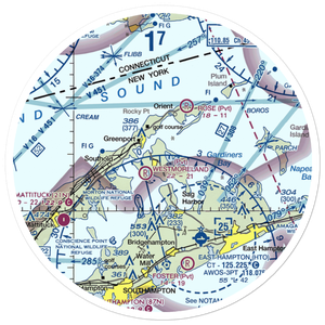 Klenawicus Airfield (NY03) VFR Sectional Sticker (30 mile)