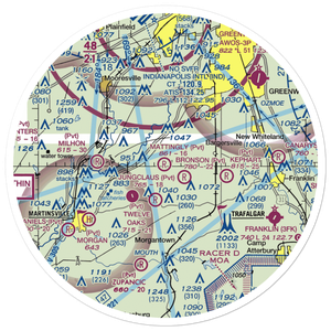 Mattingly Field (IN58) VFR Sectional Sticker (30 mile)