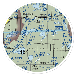 Stanton Hill Aerodrome (68MN) VFR Sectional Sticker (20 mile)