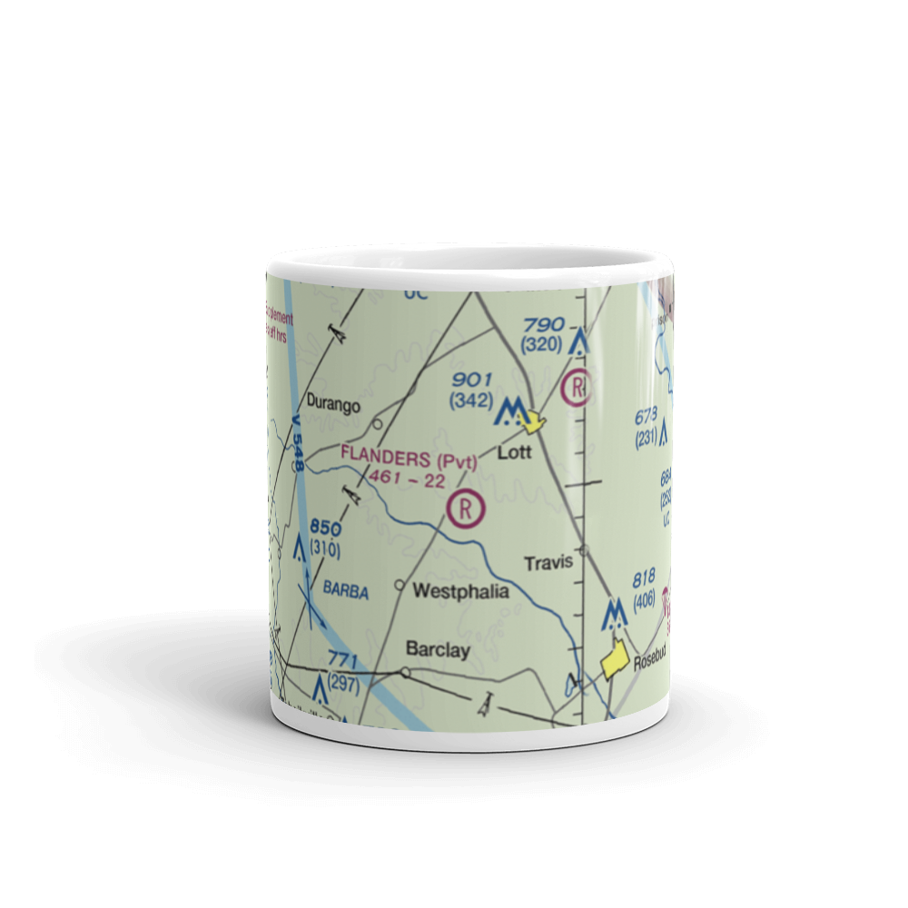 Flanders Field (TS81) VFR Sectional  Mug 