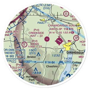 Turnbull Airport (48NY) VFR Sectional Sticker (20 mile)